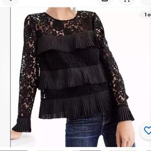 Jcrew Beautiful Lace Blouse Size 2